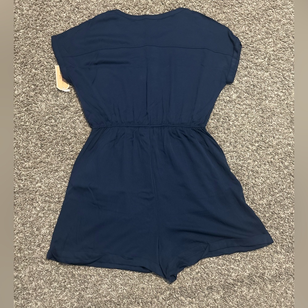 Copper Key Midnight Blue Button-Up Top - Picture 9 of 11